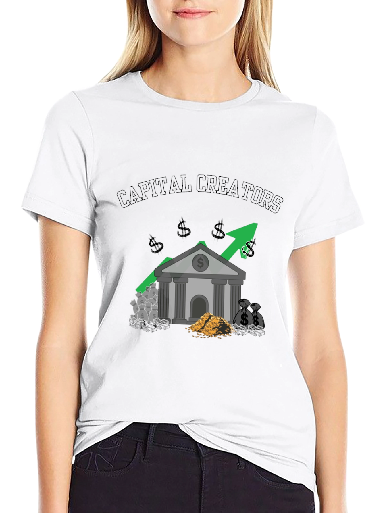 Capital Creators Graphic Tee - Black T-Shirt