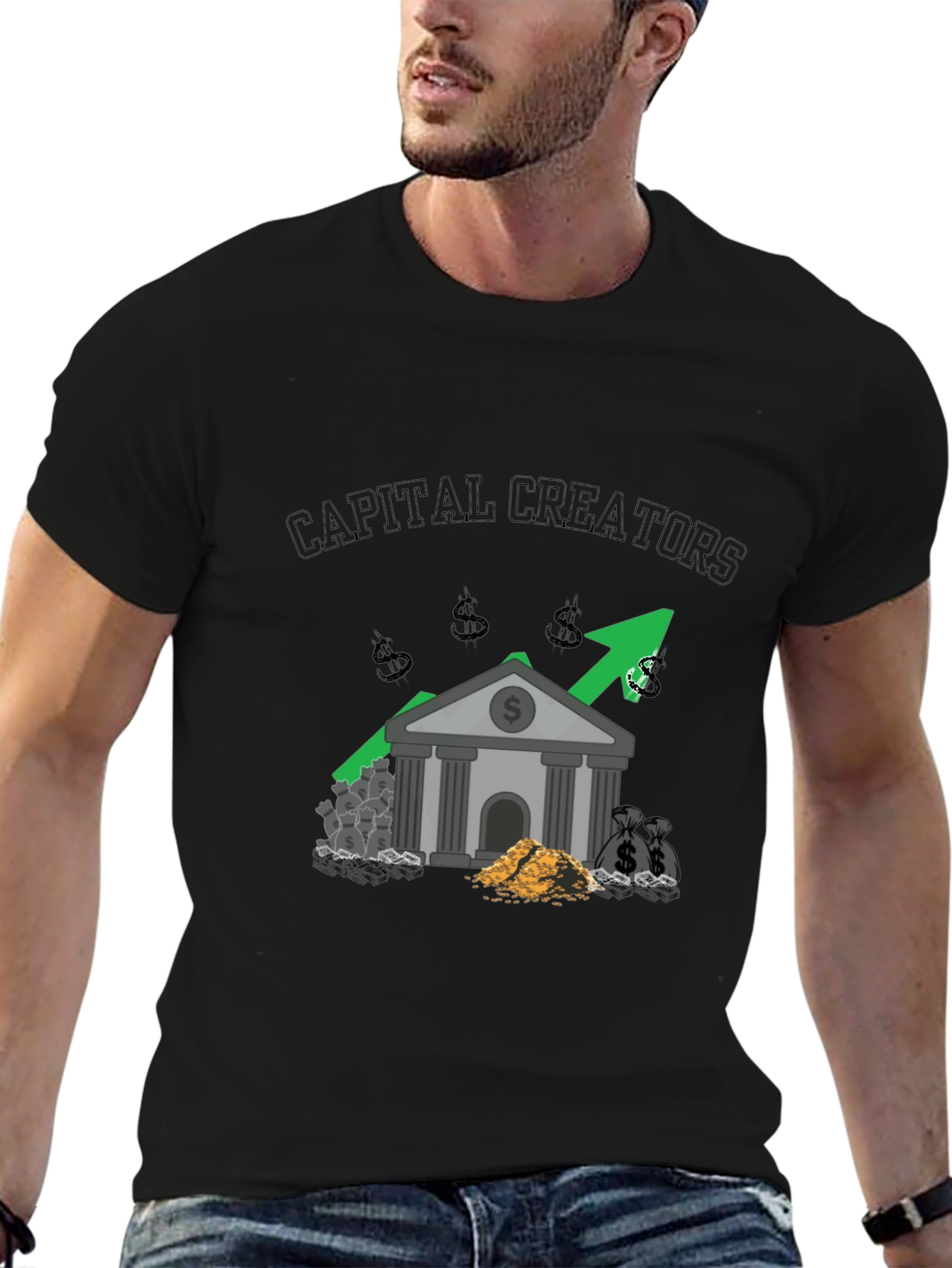Capital Creators Graphic Tee - Black T-Shirt