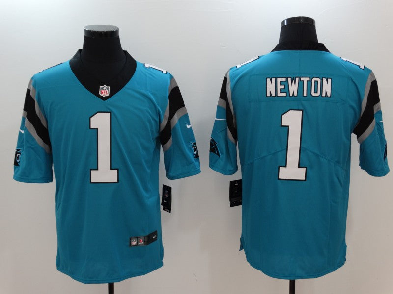 Men's Carolina Panthers Cam Newton #1 Blue Game Jerseys