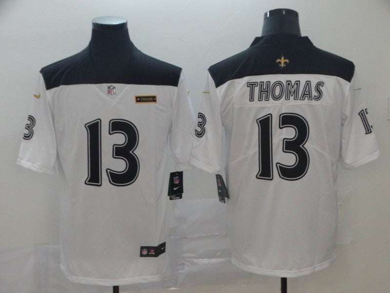 Men's New Orleans Saints Michael Thomas #13 White City Edition Game Jerseys