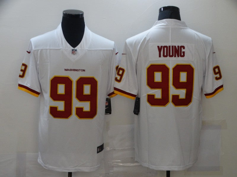 Men's Washington Commanders Chase Young #99 White Game Jerseys