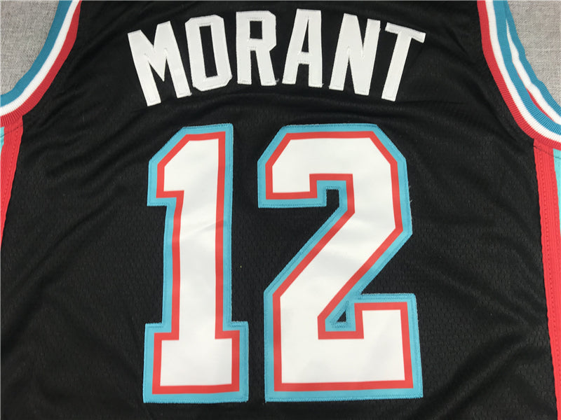 Men's Memphis Grizzlies Ja Morant #12 Black Classics Swingman Jerseys