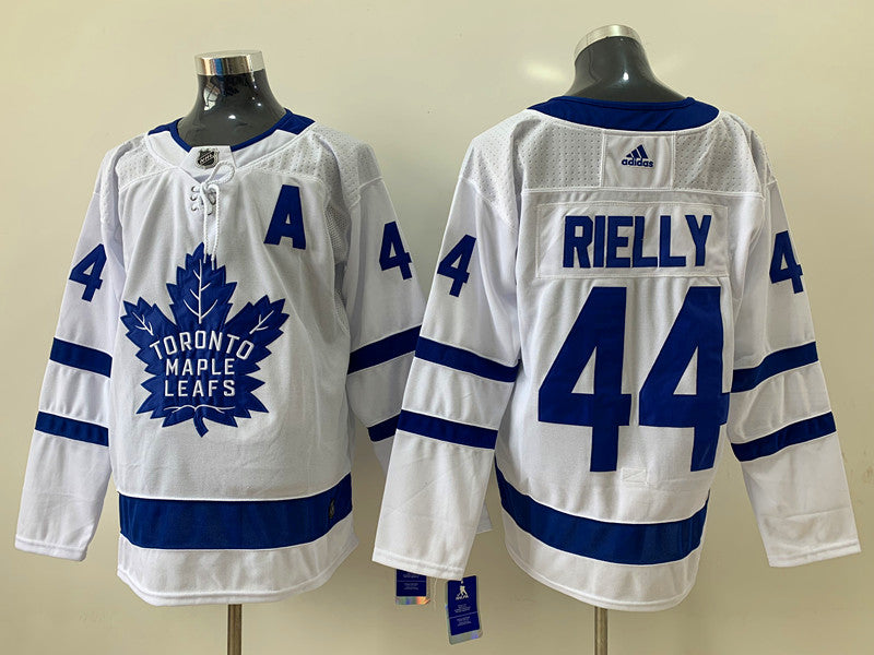 Men's Toronto Maple Leafs Morgan Rielly #44 White Player Game Jerseys