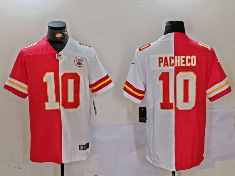 Men's Kansas City Chiefs Isiah Pacheco #10 Red/White Game Player Jerseys