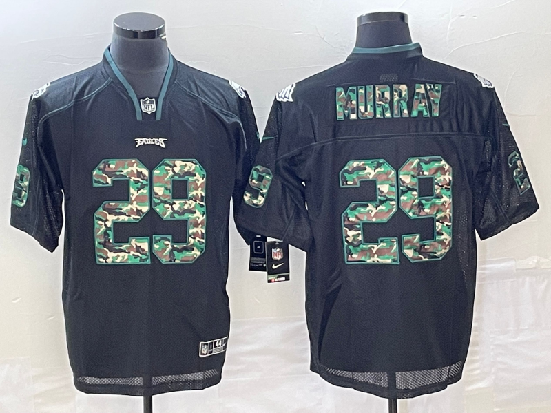 Men's Philadelphia Eagles DeMarco Murray #29 Black Player Game Jerseys