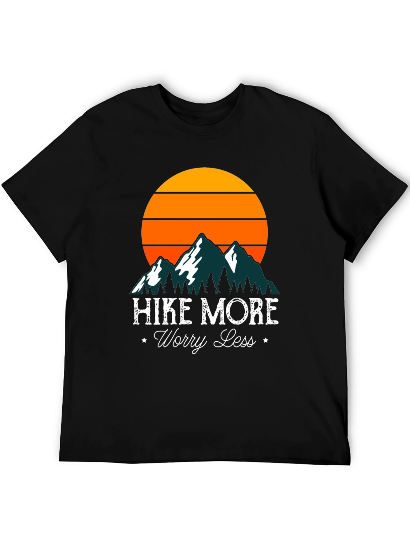 Hike More Worry Less Graphic T-Shirt