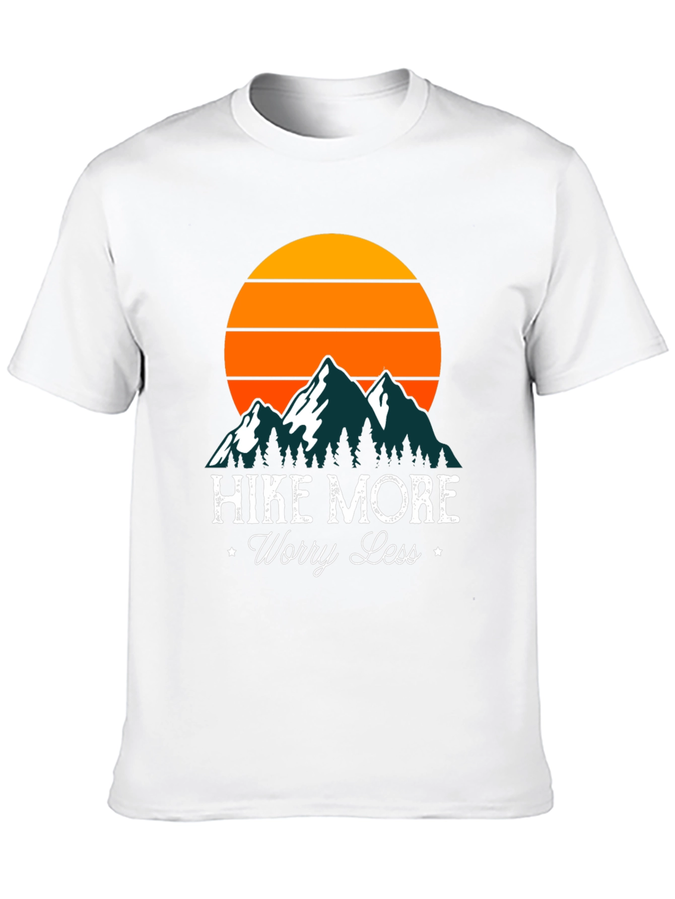 Hike More Worry Less Graphic T-Shirt