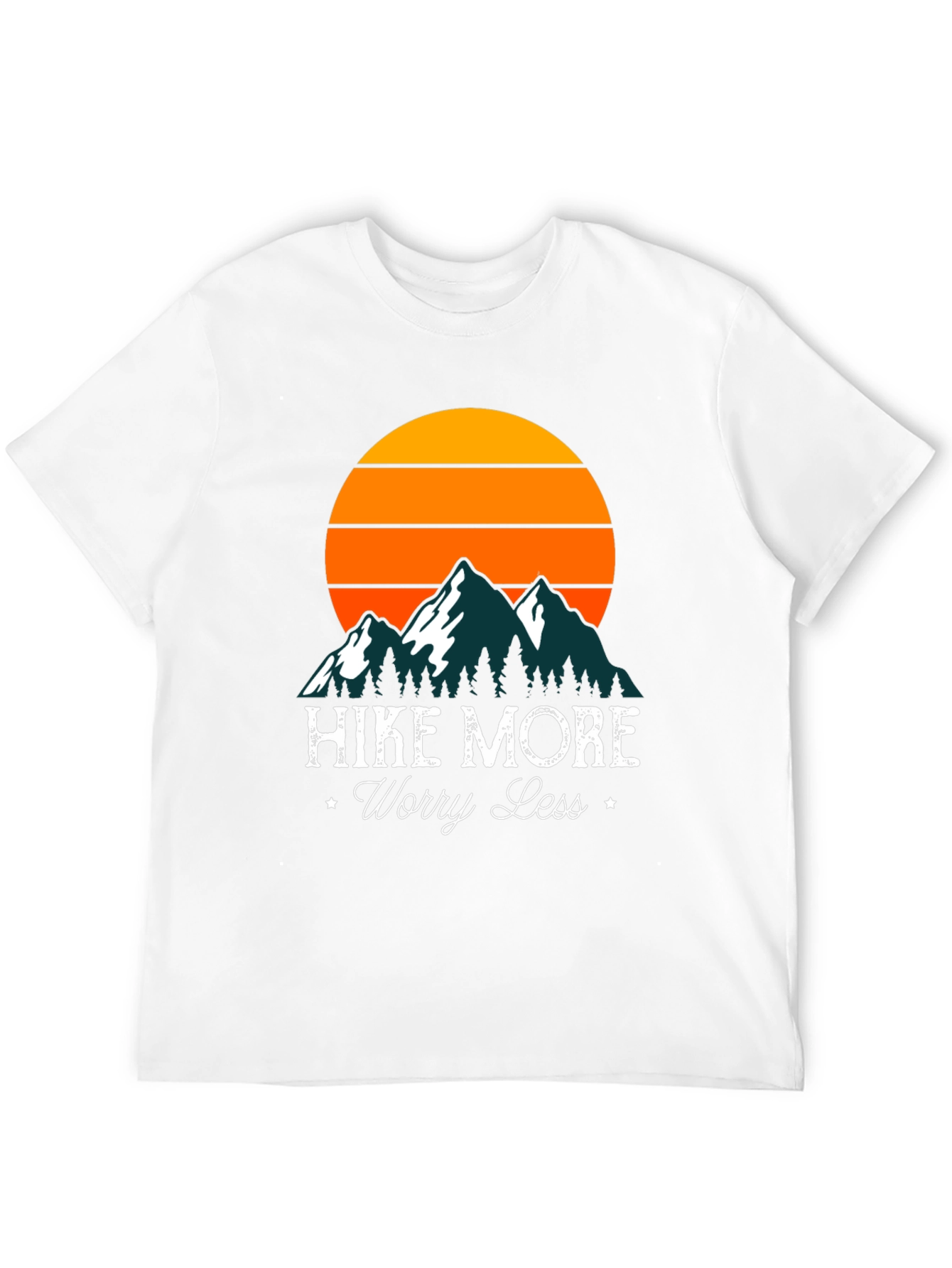 Hike More Worry Less Graphic T-Shirt