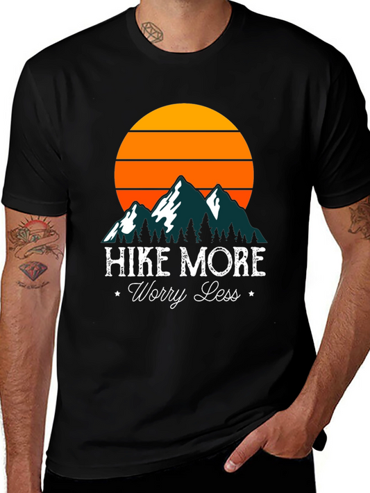 Hike More Worry Less Graphic T-Shirt