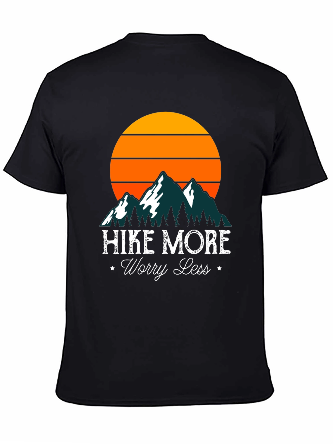Hike More Worry Less Graphic T-Shirt