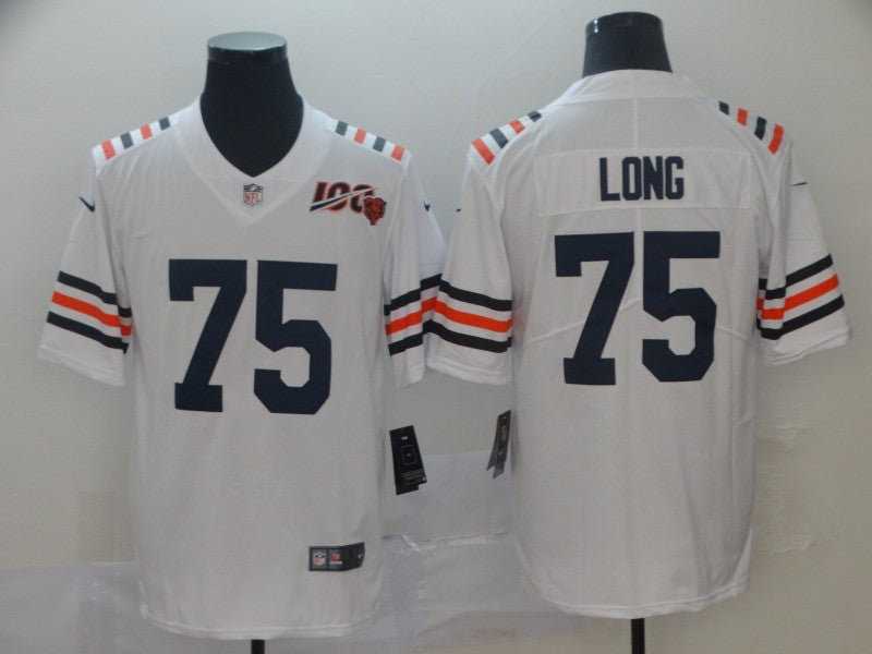 Men's Chicago Bears Kyle Long #75 White Game Jerseys