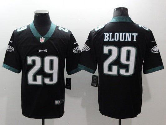 Men's Philadelphia Eagles LeGarrette Blount #29 Black Game Jerseys