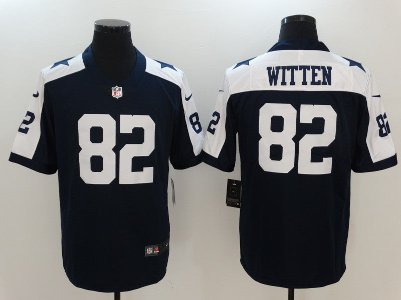 Men's Dallas Cowboys Jason Witten #82 Navy Alternate Fashion Game Jerseys