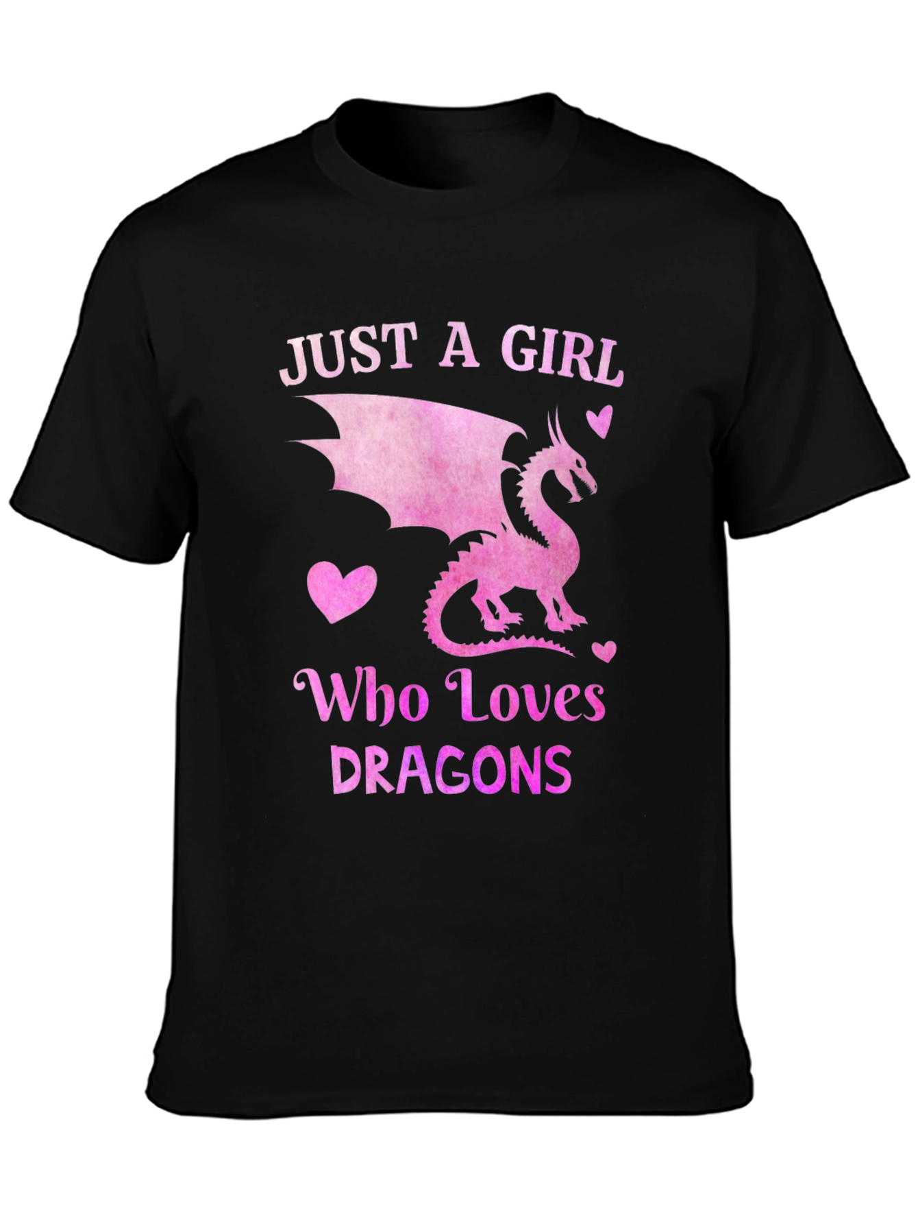 Just a Girl Who Loves Dragons T-Shirt