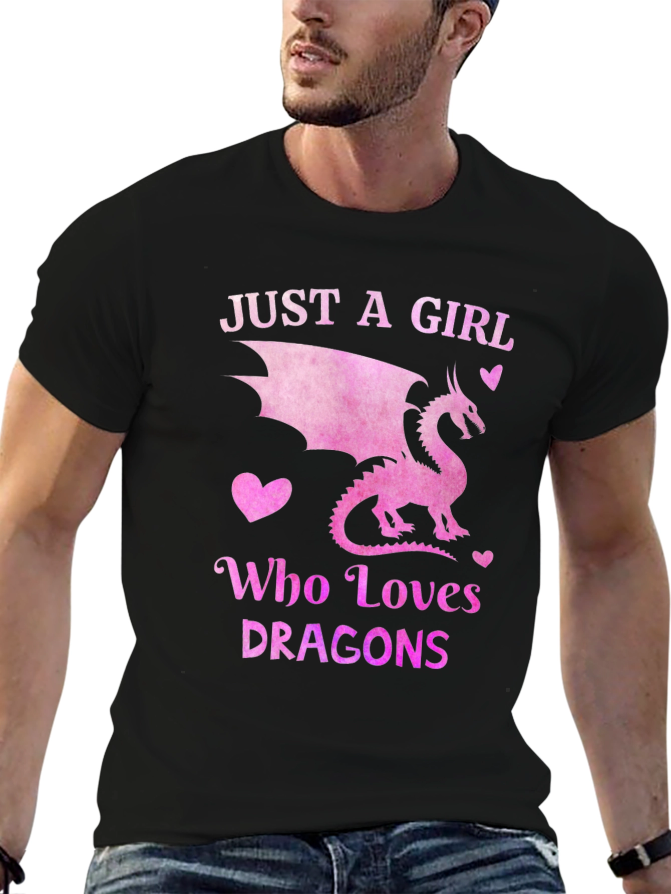Just a Girl Who Loves Dragons T-Shirt