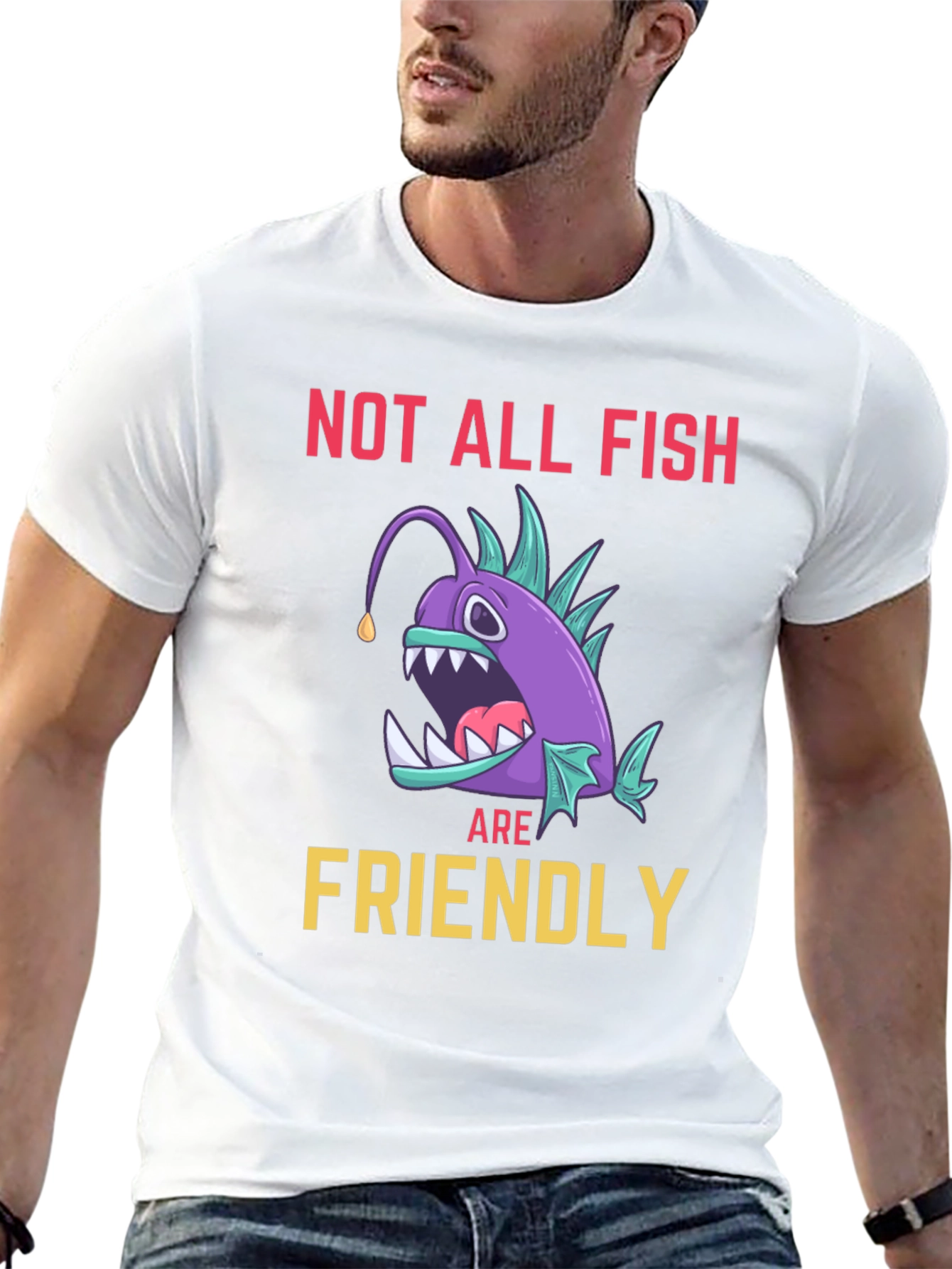 Not All Fish Are Friendly Angler T-Shirt