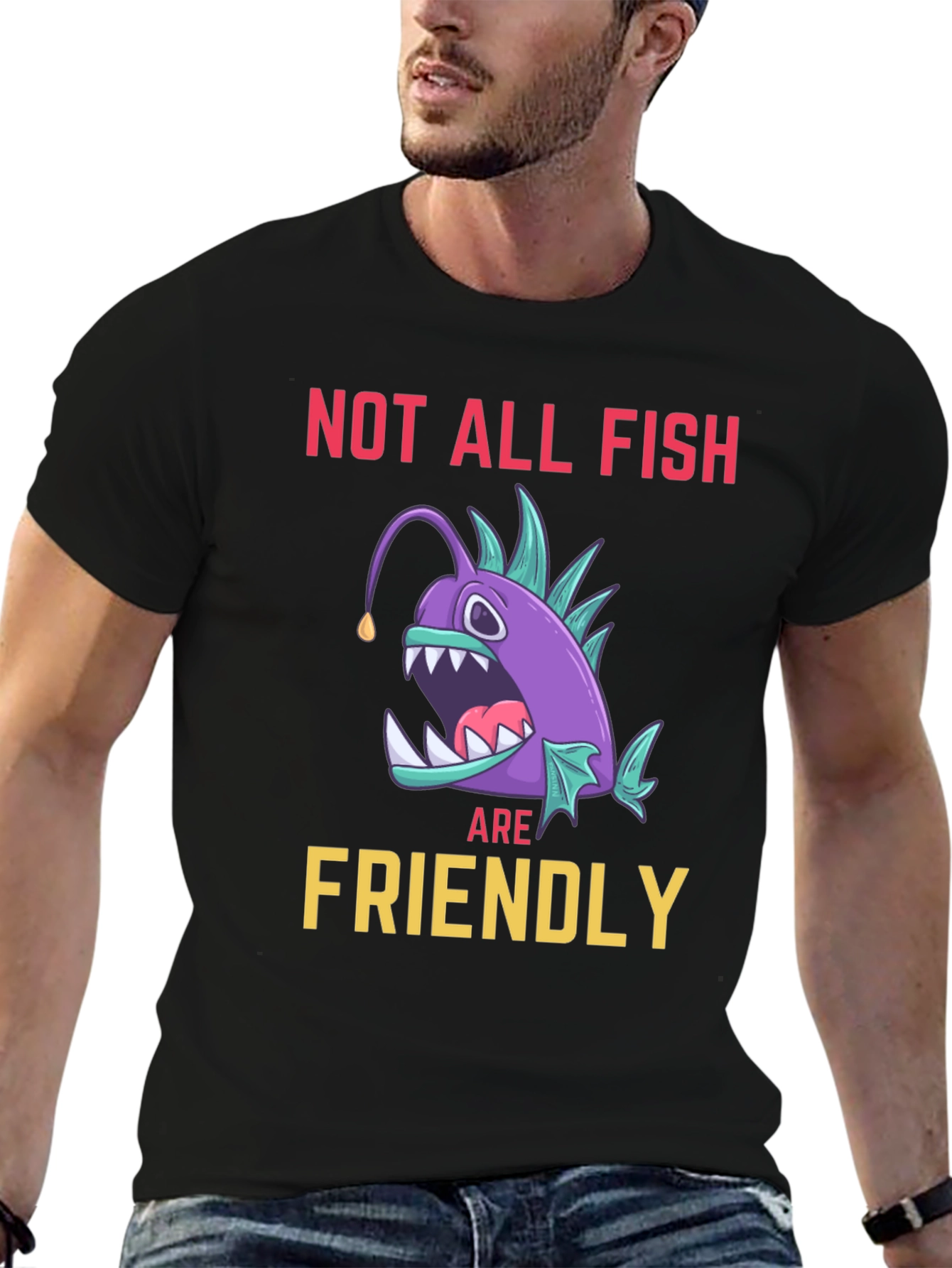 Not All Fish Are Friendly Angler T-Shirt