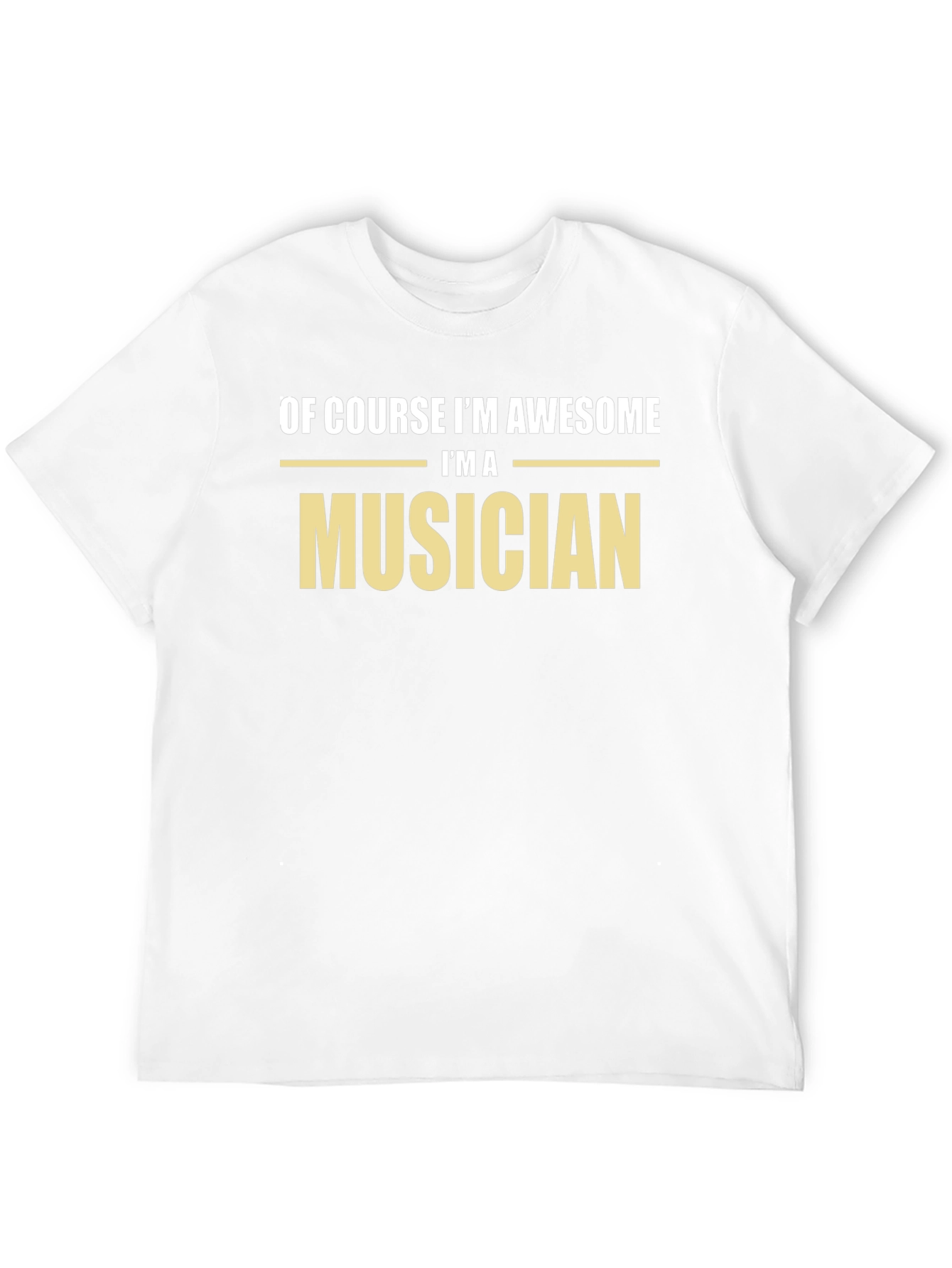 Awesome Musician T-Shirt - Black