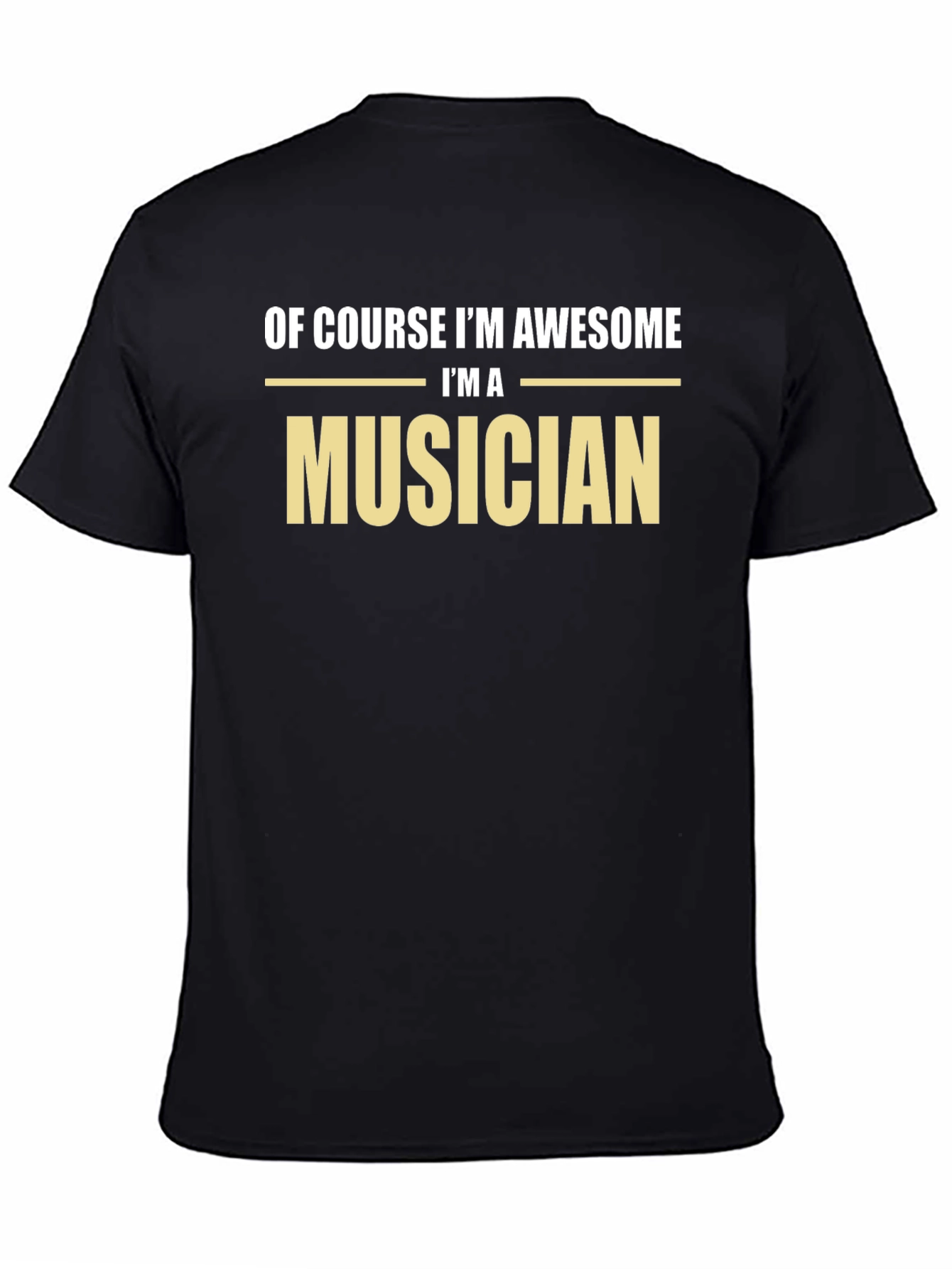 Awesome Musician T-Shirt - Black