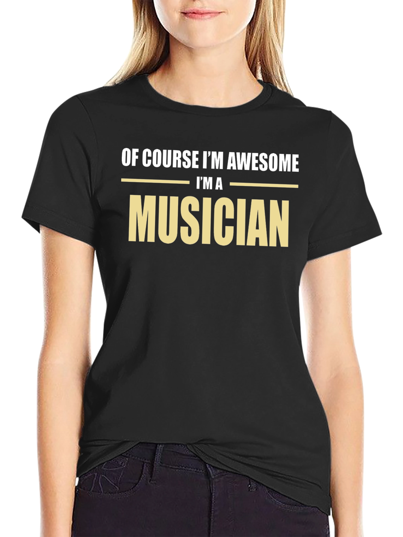 Awesome Musician T-Shirt - Black