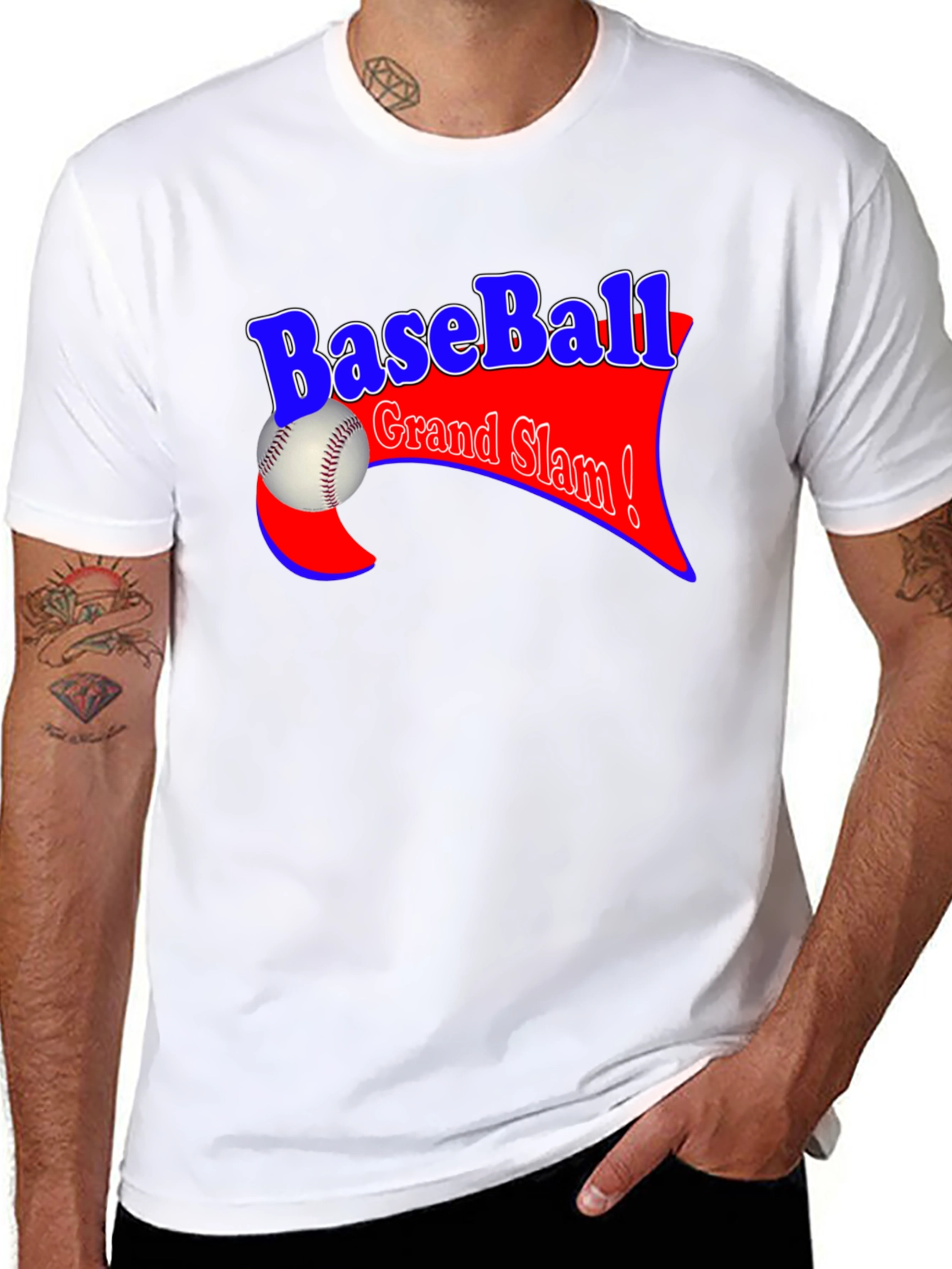 Baseball Grand Slam Graphic T-Shirt