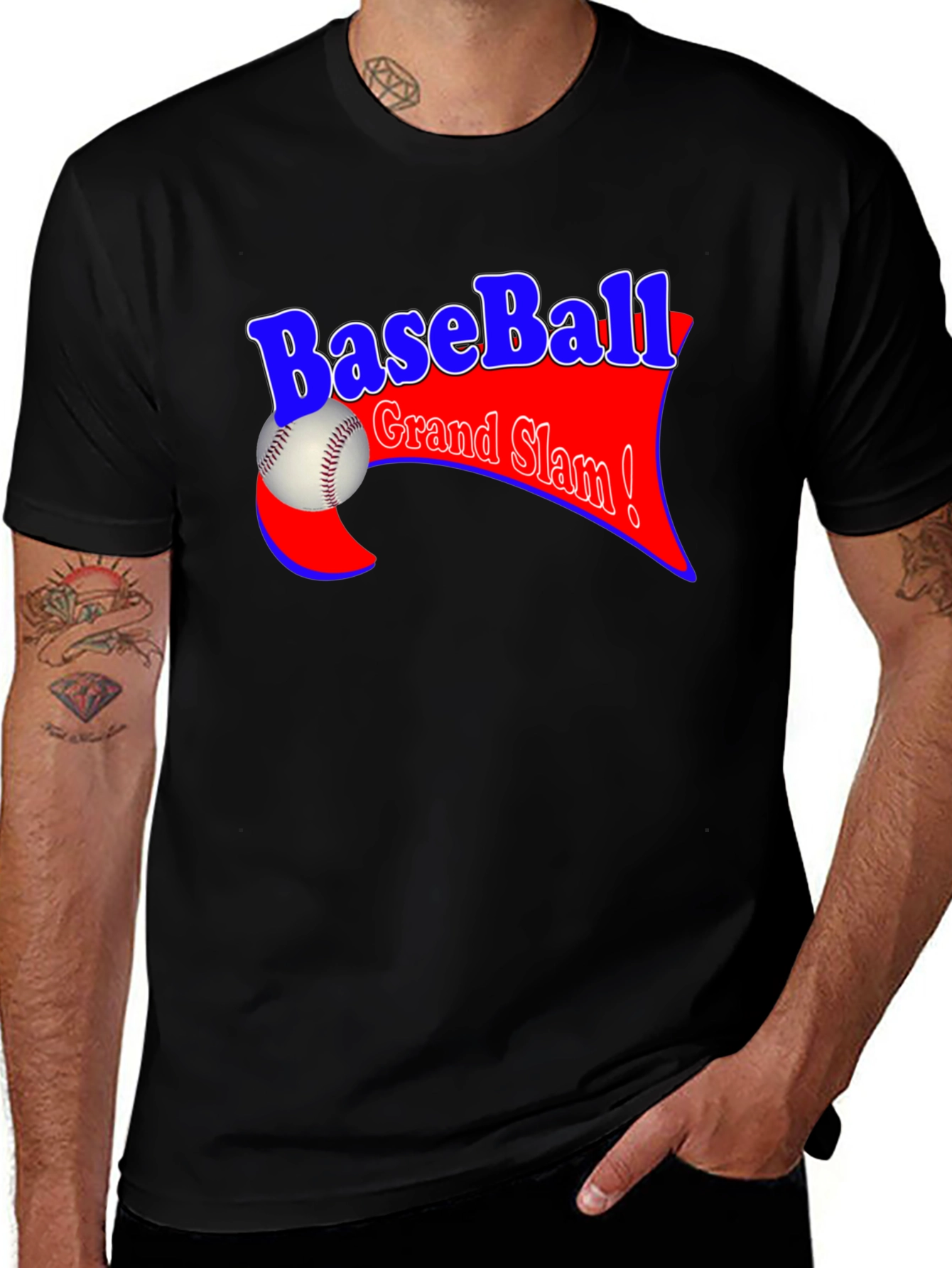 Baseball Grand Slam Graphic T-Shirt