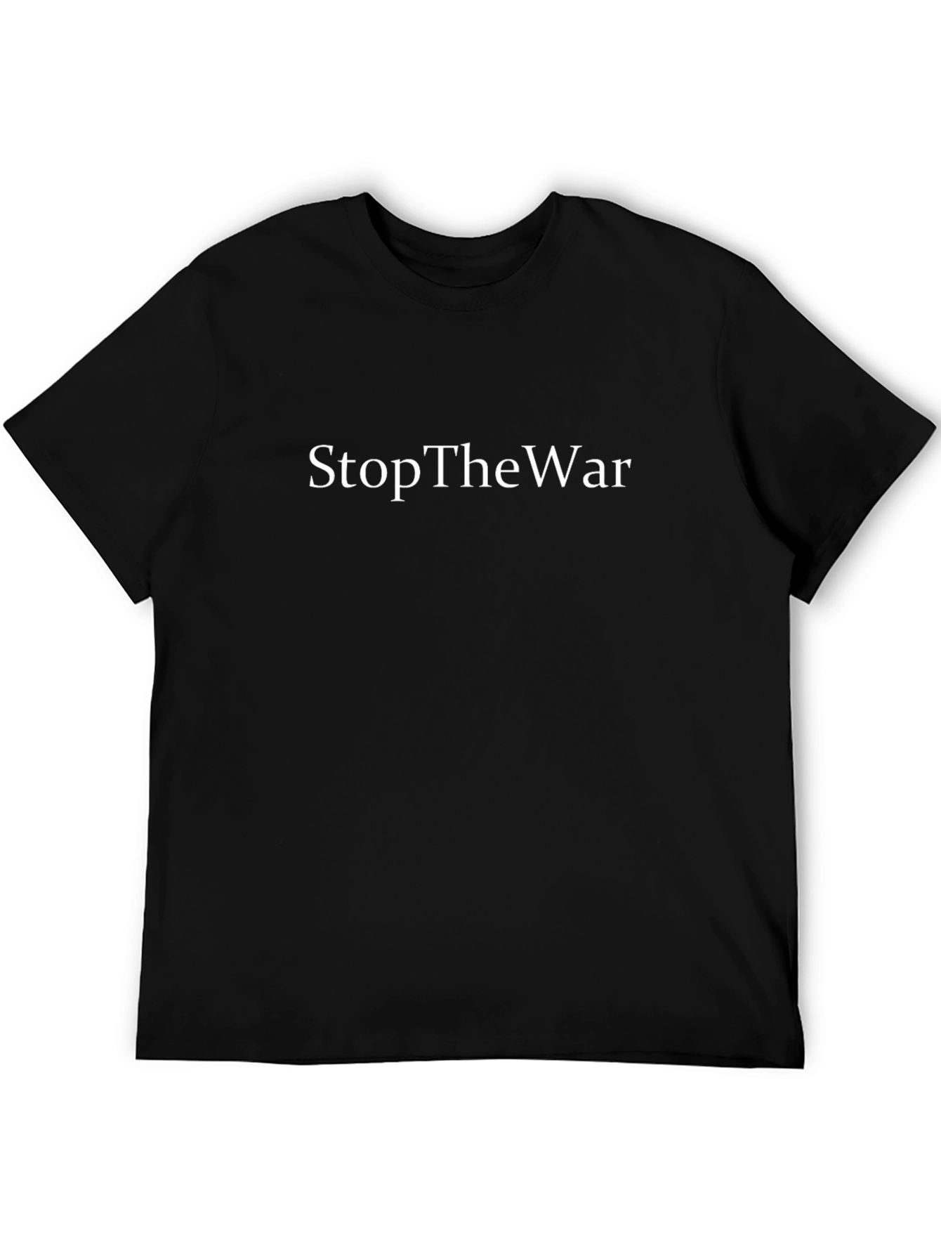StopTheWar Graphic Tee - Classic Black T-Shirt