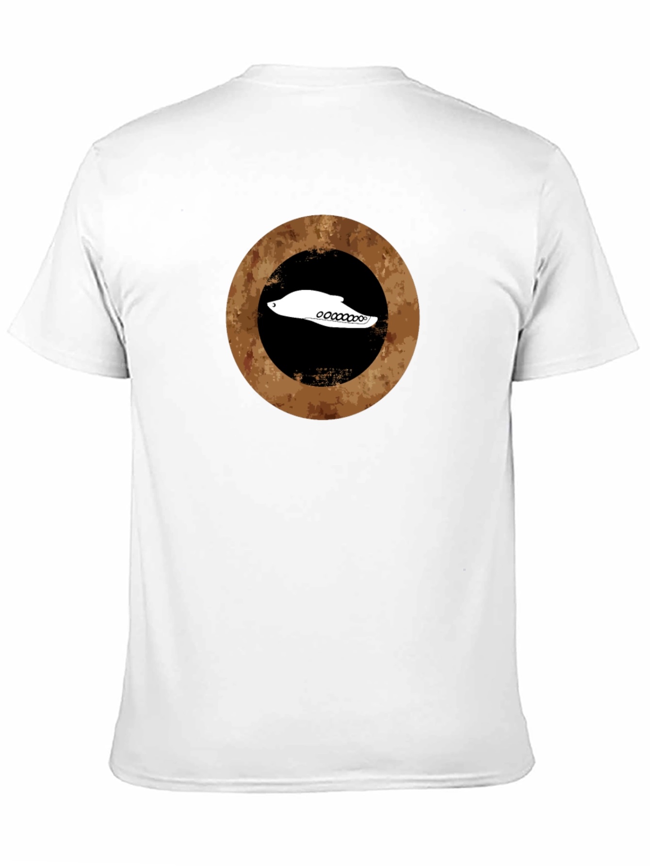 Retro Circle Black T-Shirt