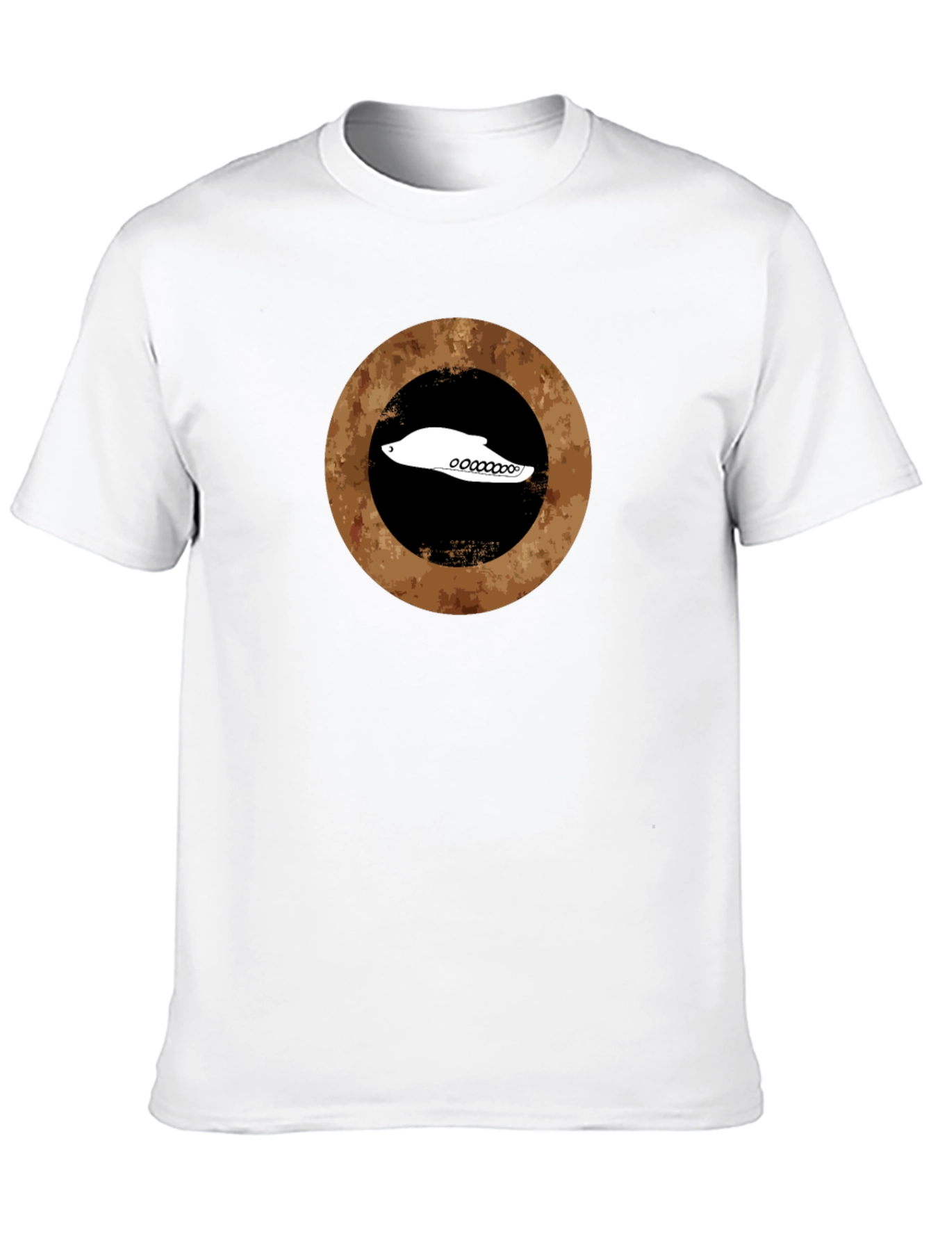 Retro Circle Black T-Shirt