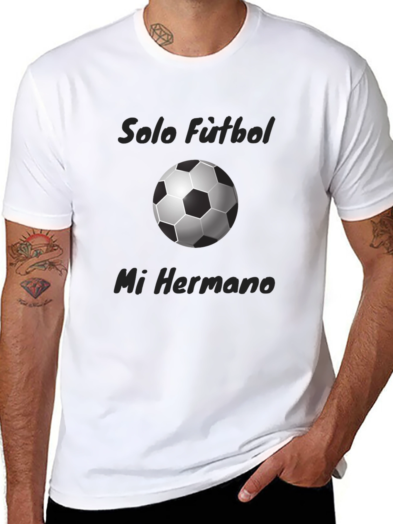 Soccer Fan T-Shirt - Solo Futbol Mi Hermano