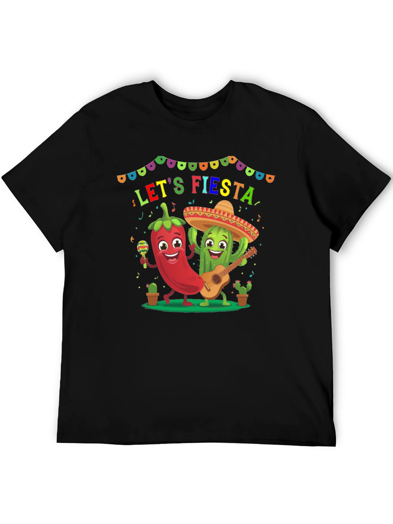 Lets Fiesta T-Shirt - Festive Graphic Tee