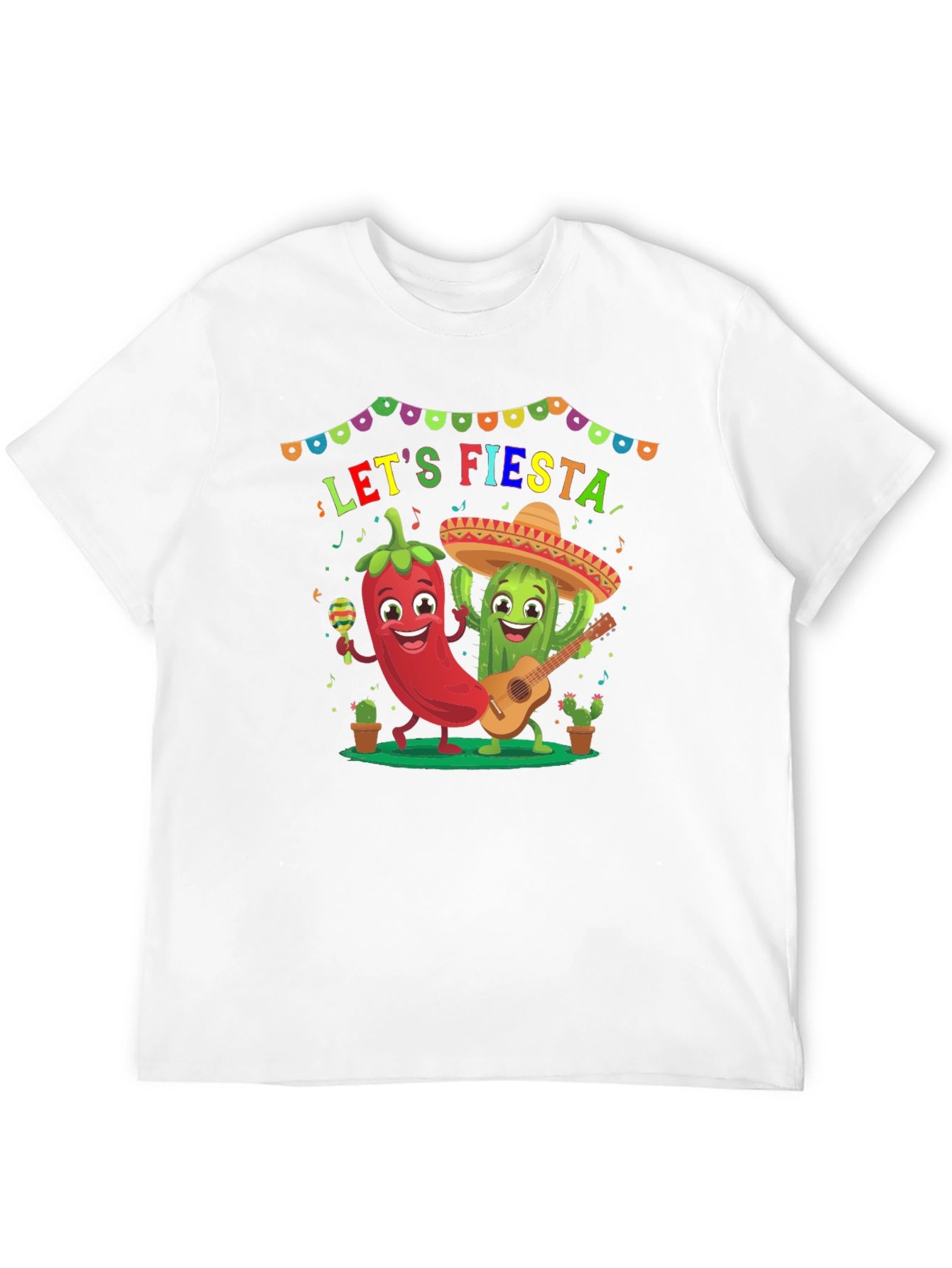 Lets Fiesta T-Shirt - Festive Graphic Tee