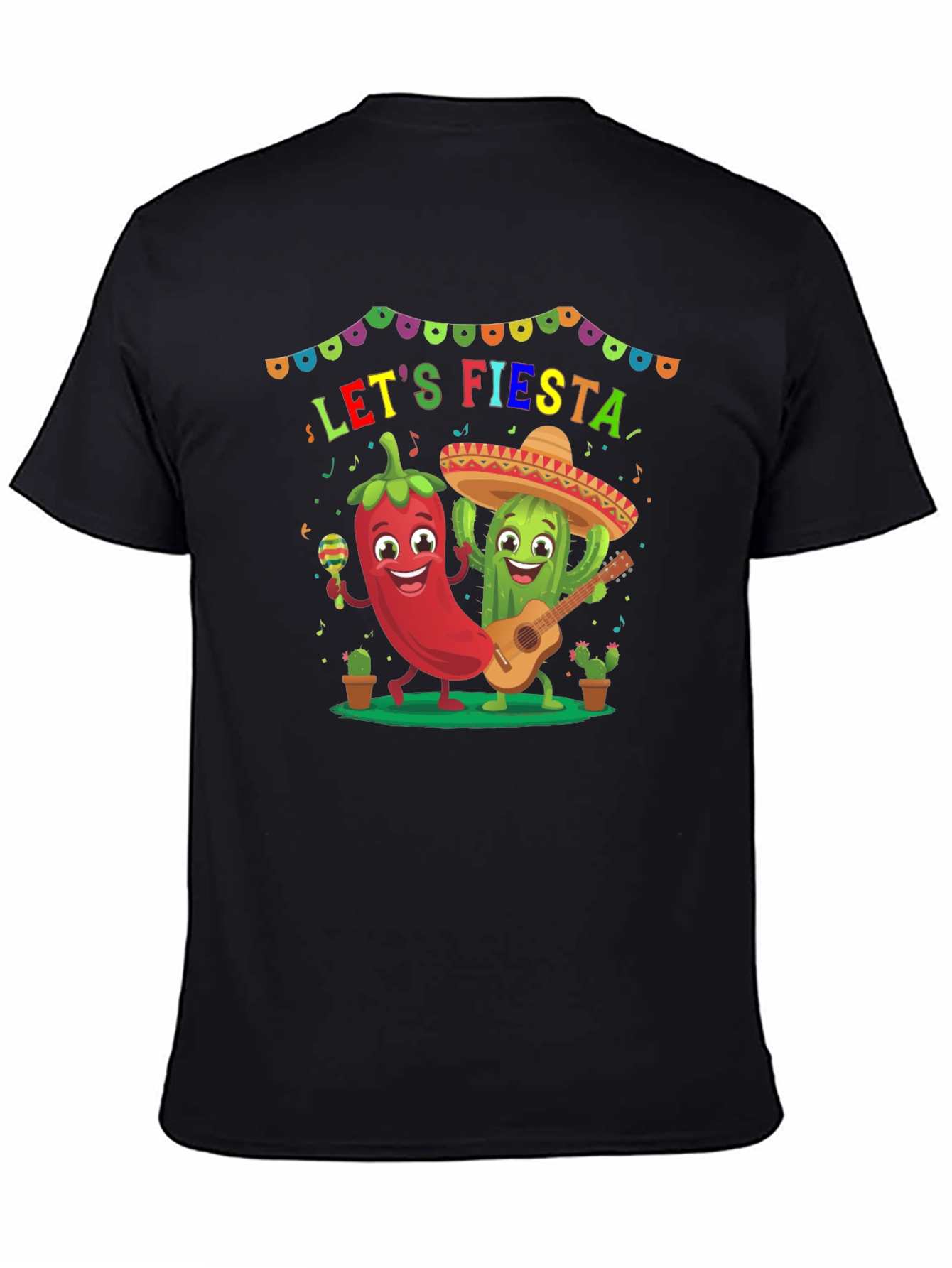 Lets Fiesta T-Shirt - Festive Graphic Tee