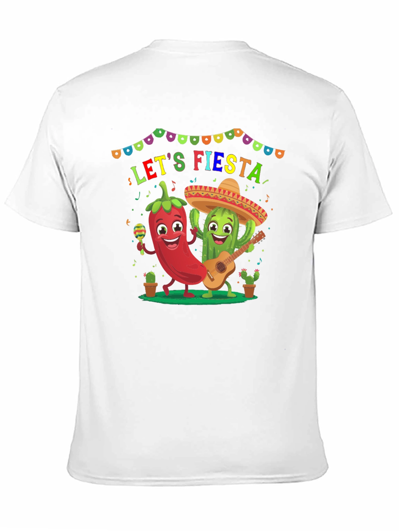 Lets Fiesta T-Shirt - Festive Graphic Tee