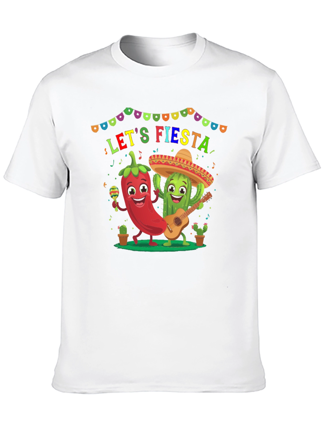 Lets Fiesta T-Shirt - Festive Graphic Tee