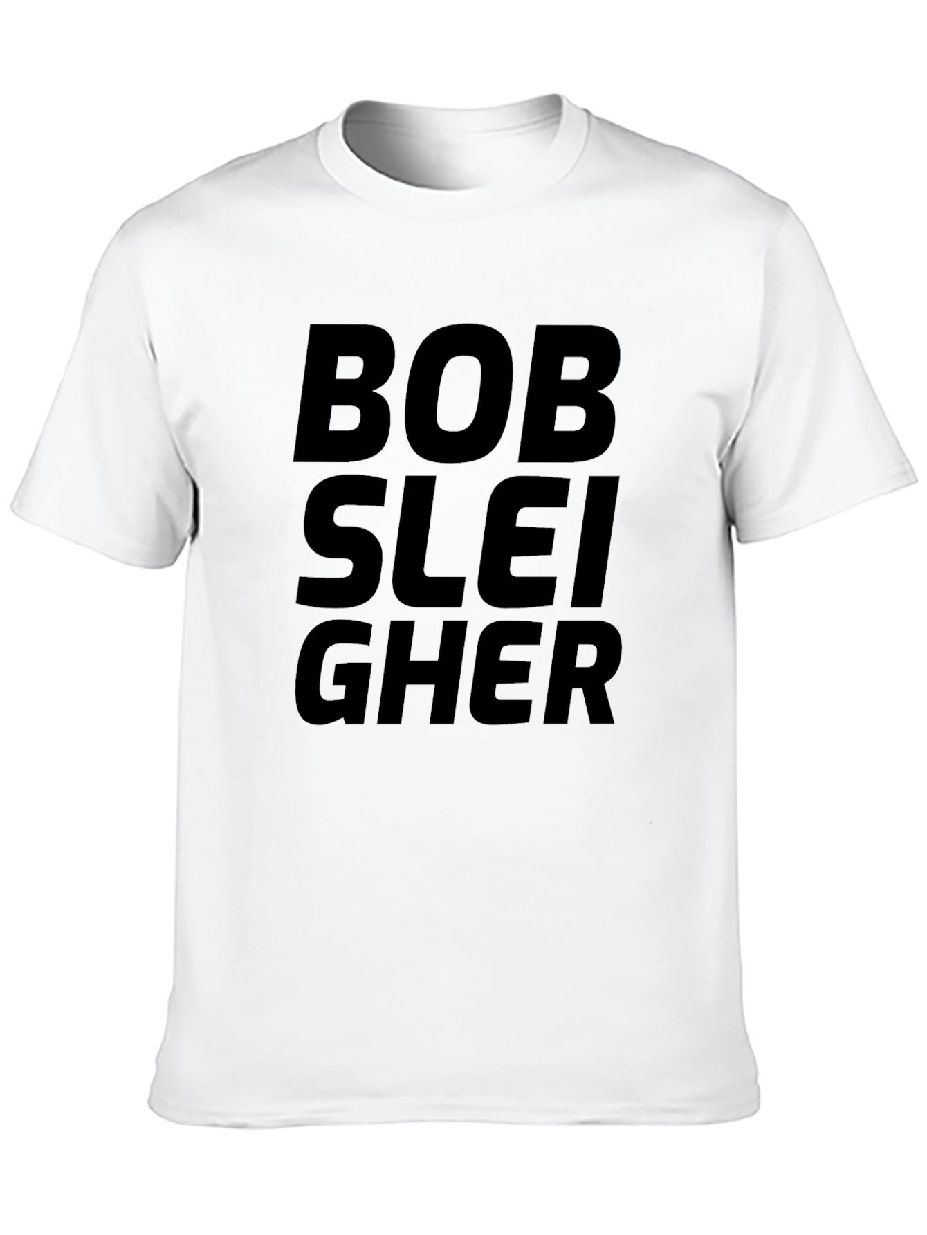 Bob Sleigher Black Graphic Tee Shirt