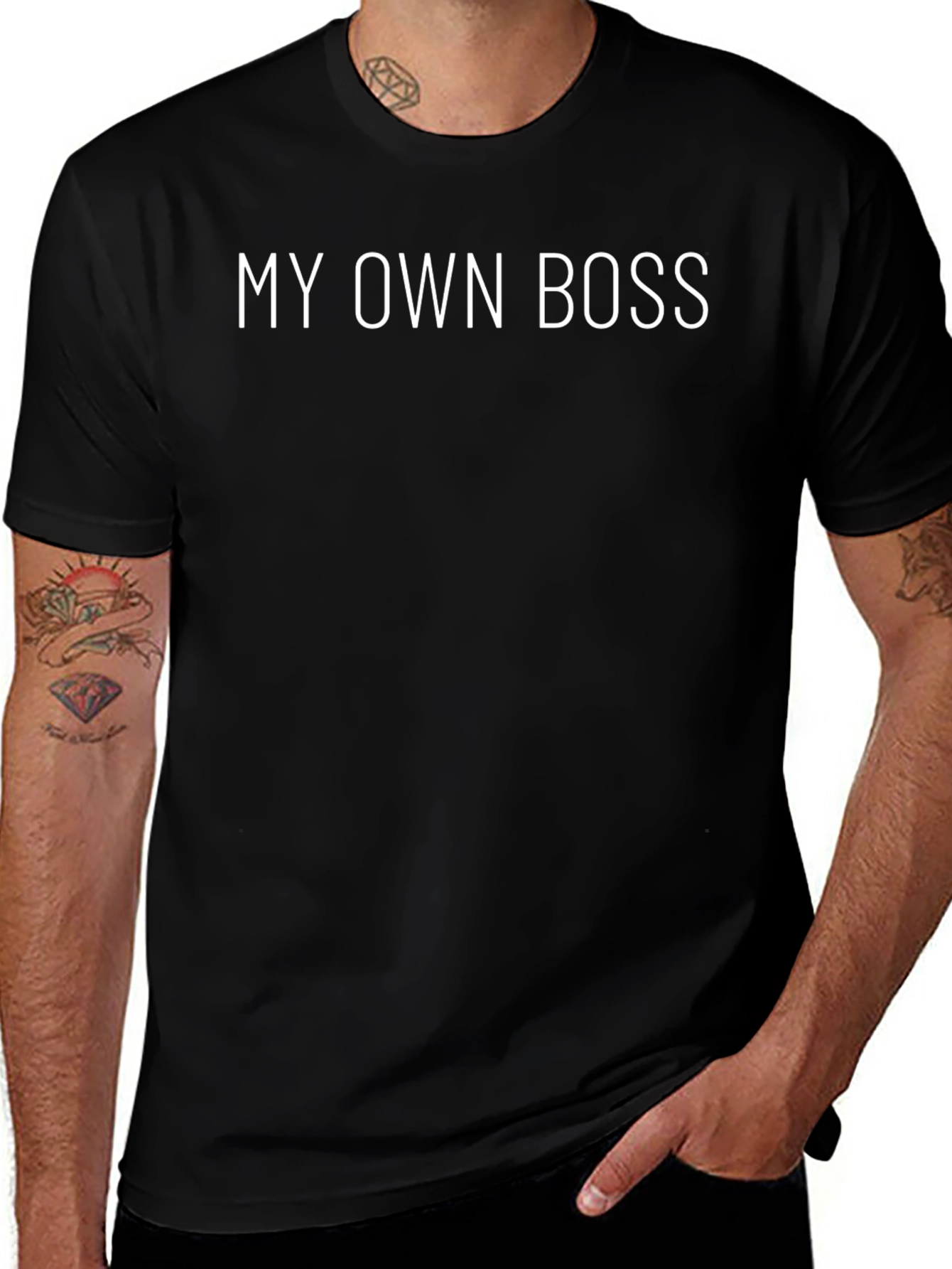 My Own Boss Graphic Tee - Black