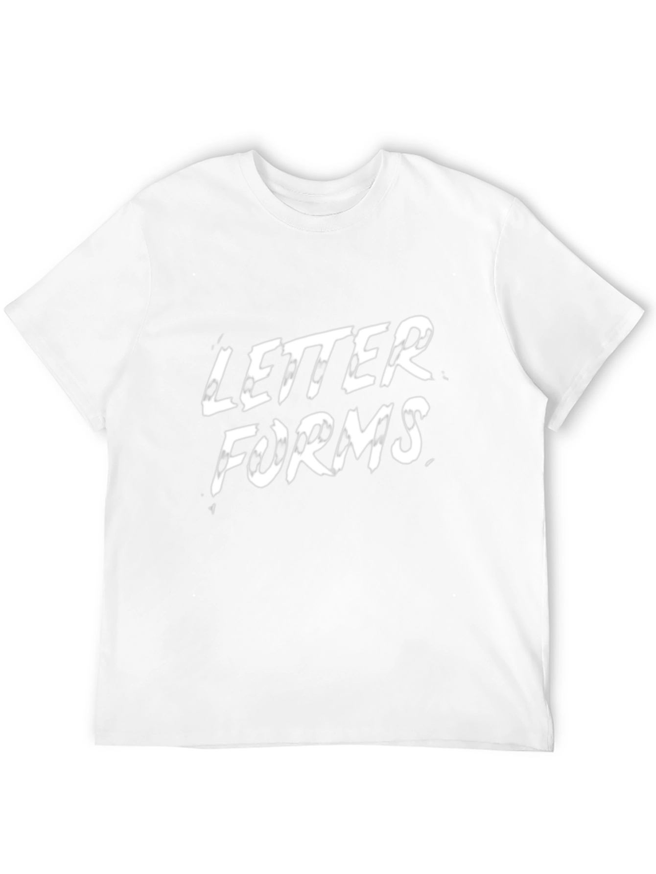 Letter Forms Black Graphic Tee