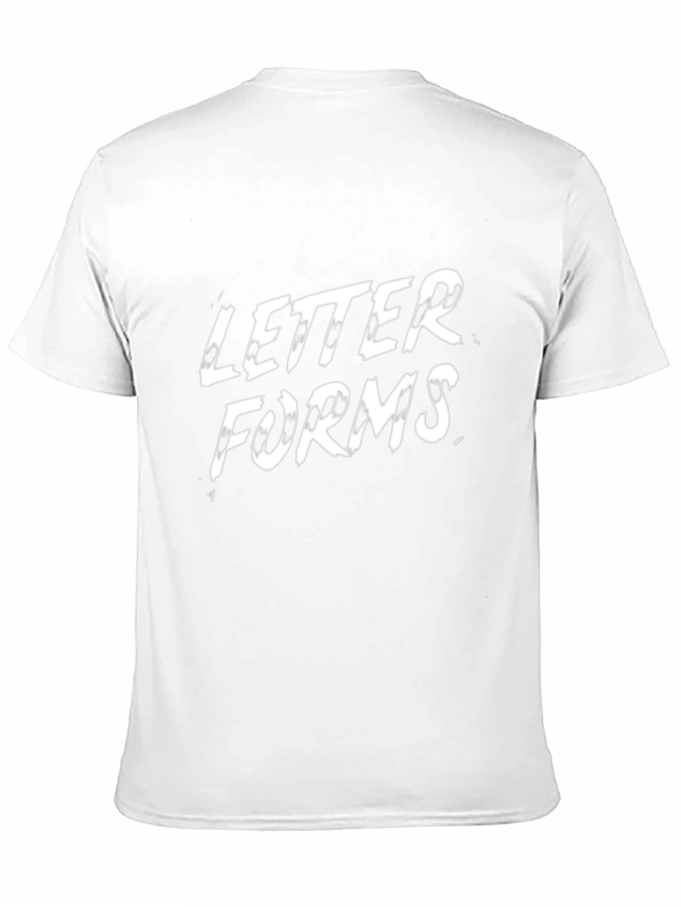 Letter Forms Black Graphic Tee