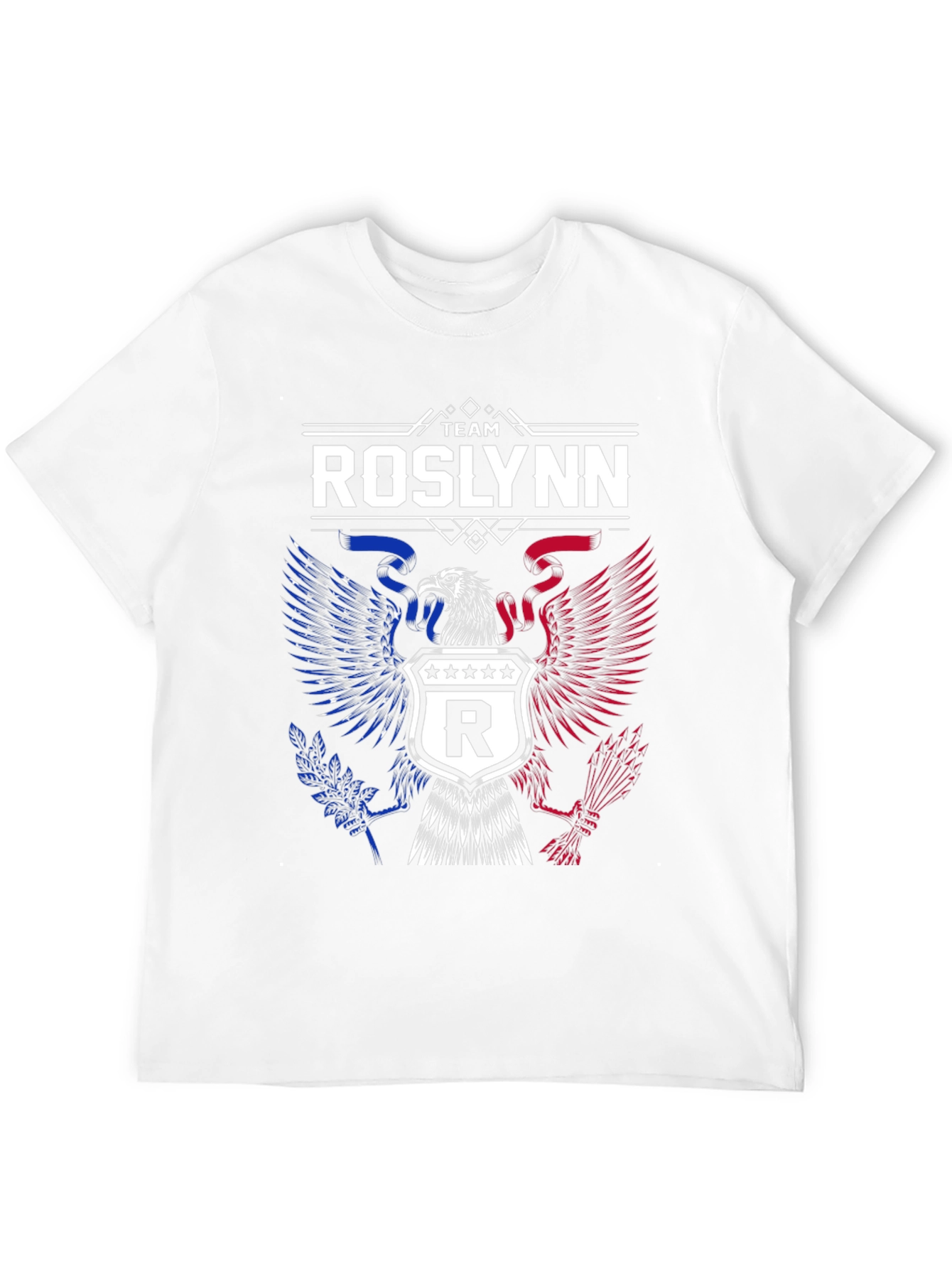 Team Roslynn Eagle Graphic Tee - Patriotic Design