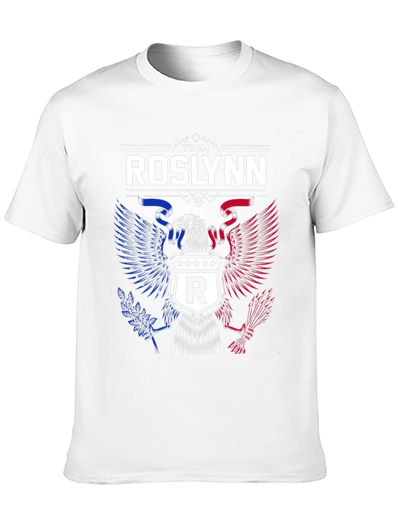 Team Roslynn Eagle Graphic Tee - Patriotic Design