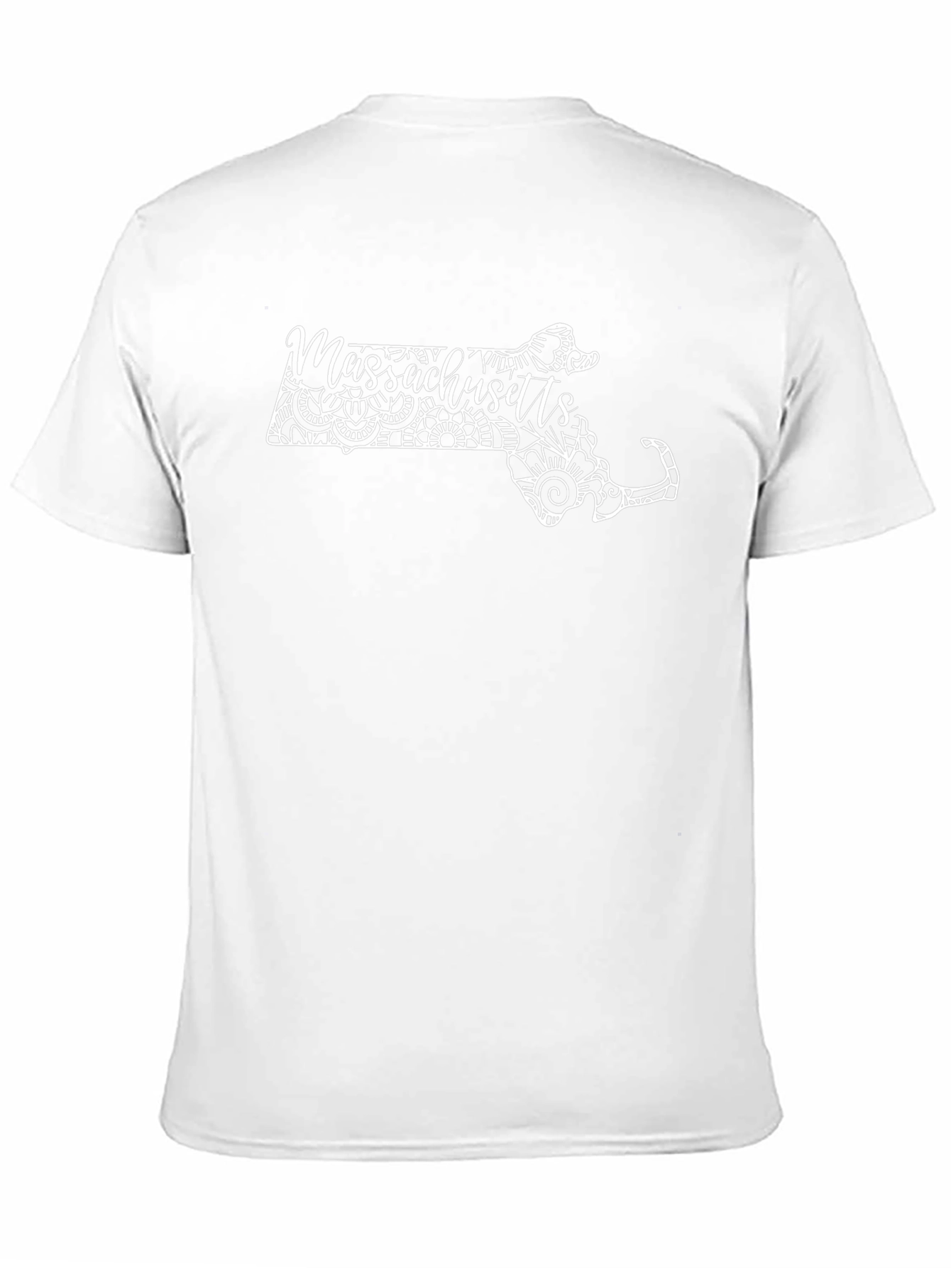 Massachusetts State Outline T-Shirt