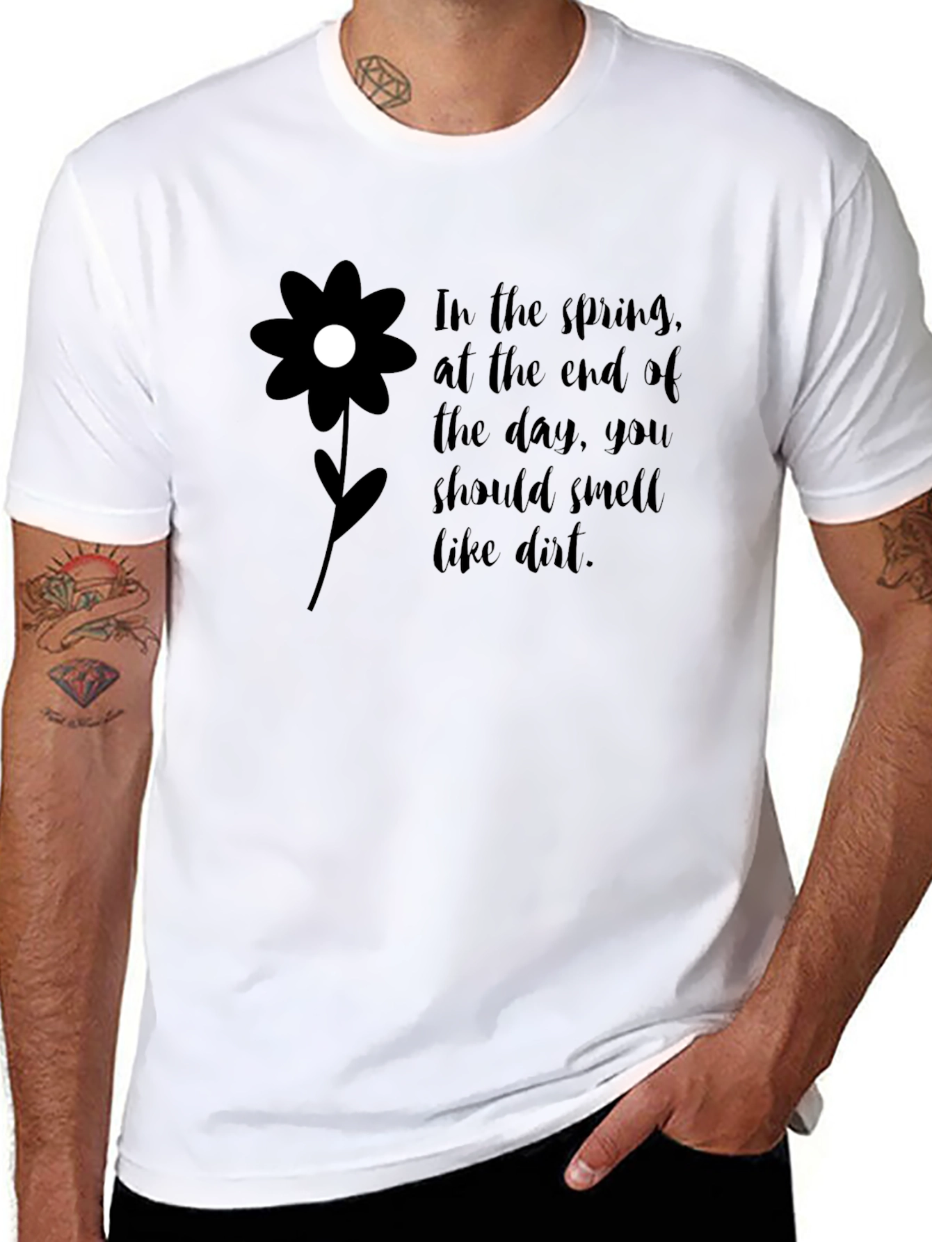 Smell Like Dirt T-Shirt - Spring Gardening Tee