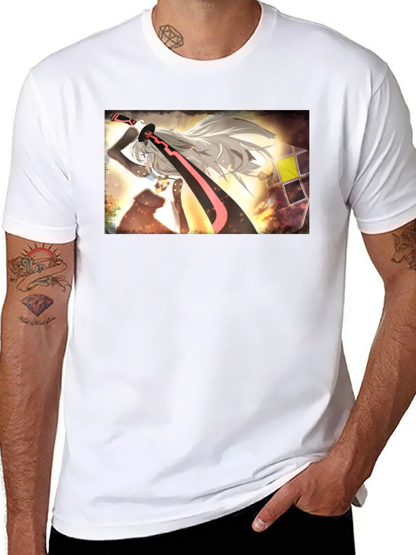 Anime Graphic Black T-Shirt: Stylish Fan Apparel
