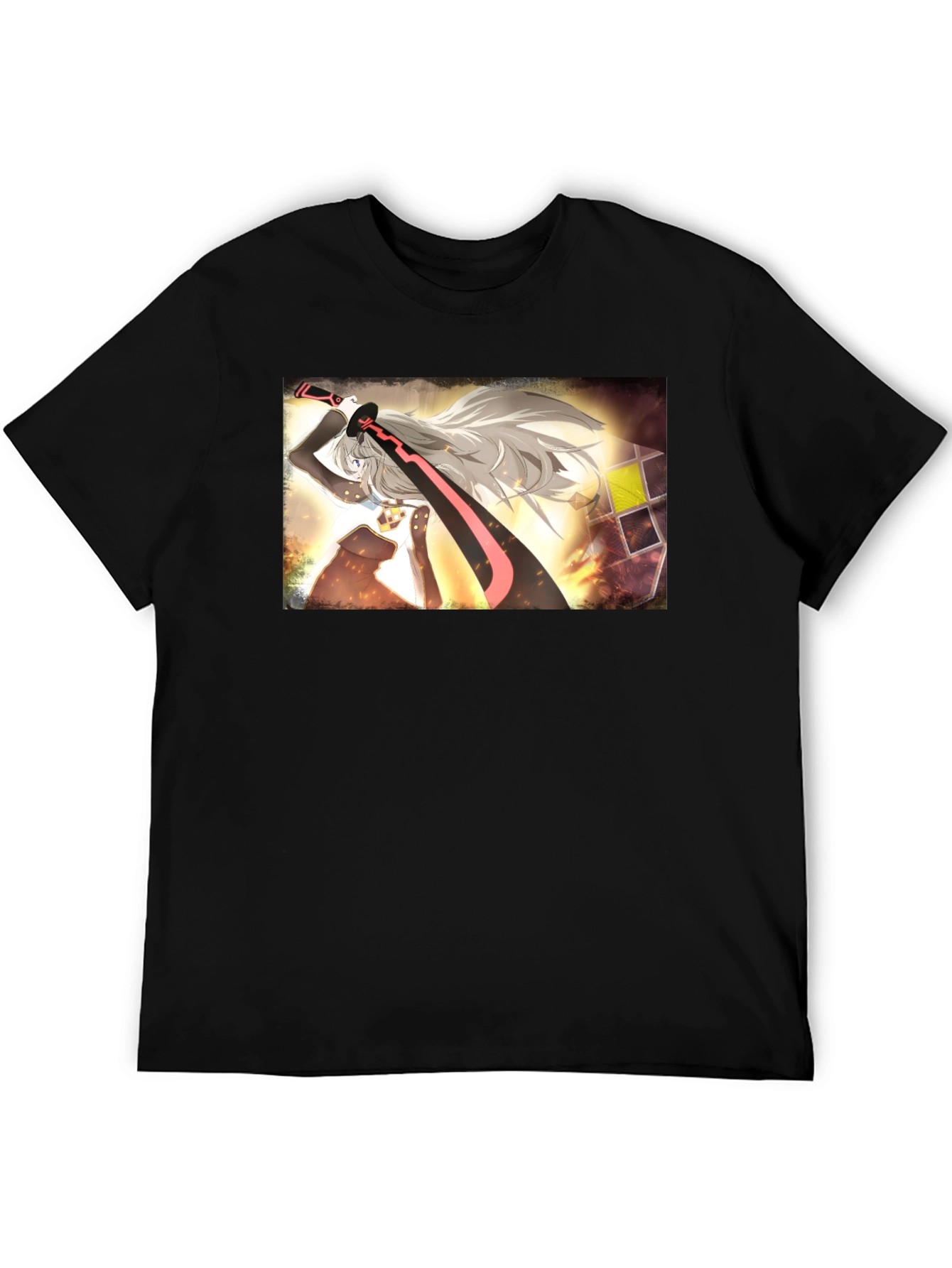 Anime Graphic Black T-Shirt: Stylish Fan Apparel