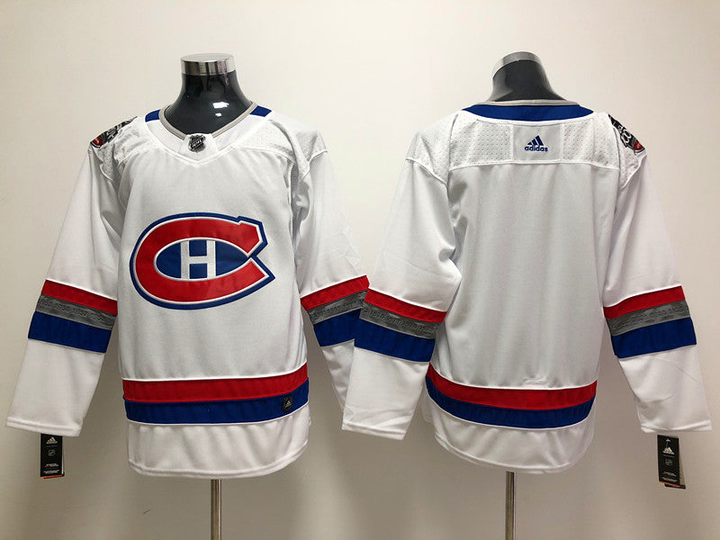 Men's Montreal Canadiens White Blank Jerseys