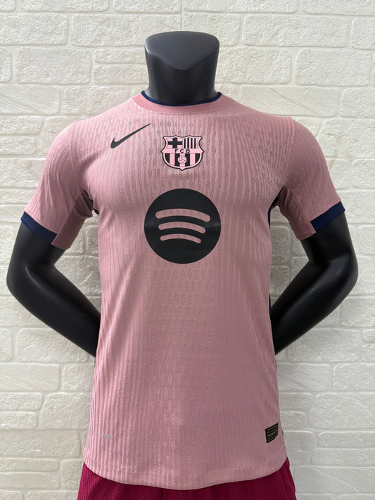 2025-26 Barcelona Pink Player Edition Jersey