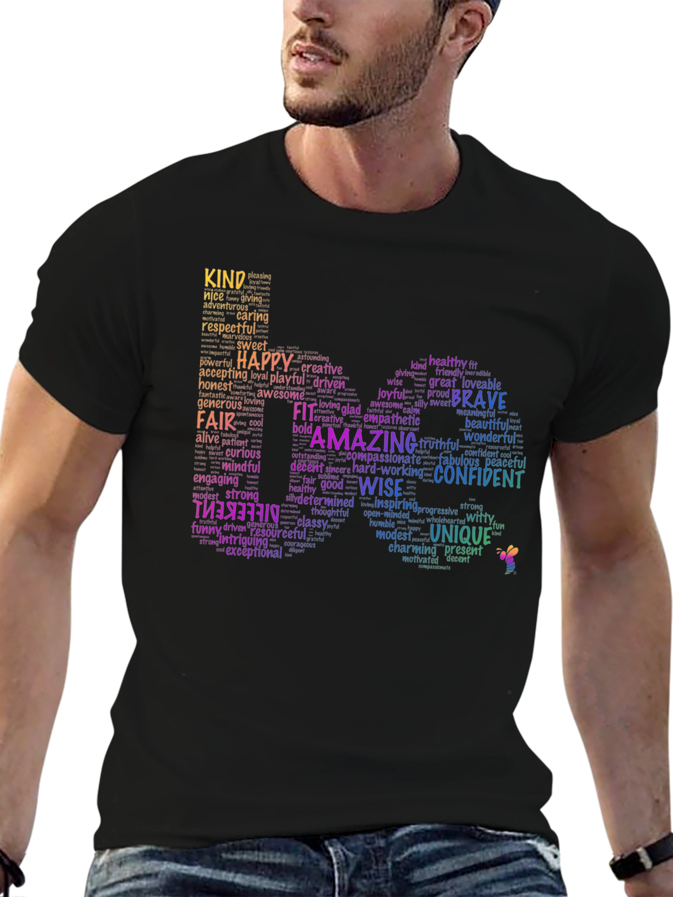 Inspirational Word Art T-Shirt - Positive Affirmations