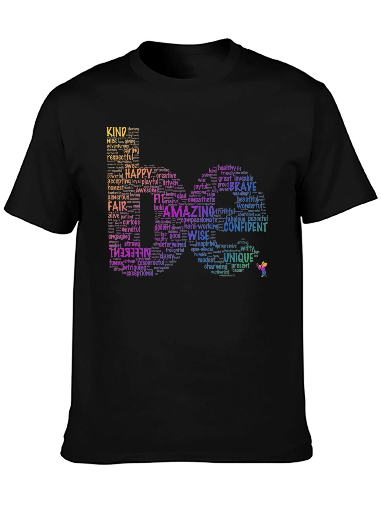 Inspirational Word Art T-Shirt - Positive Affirmations