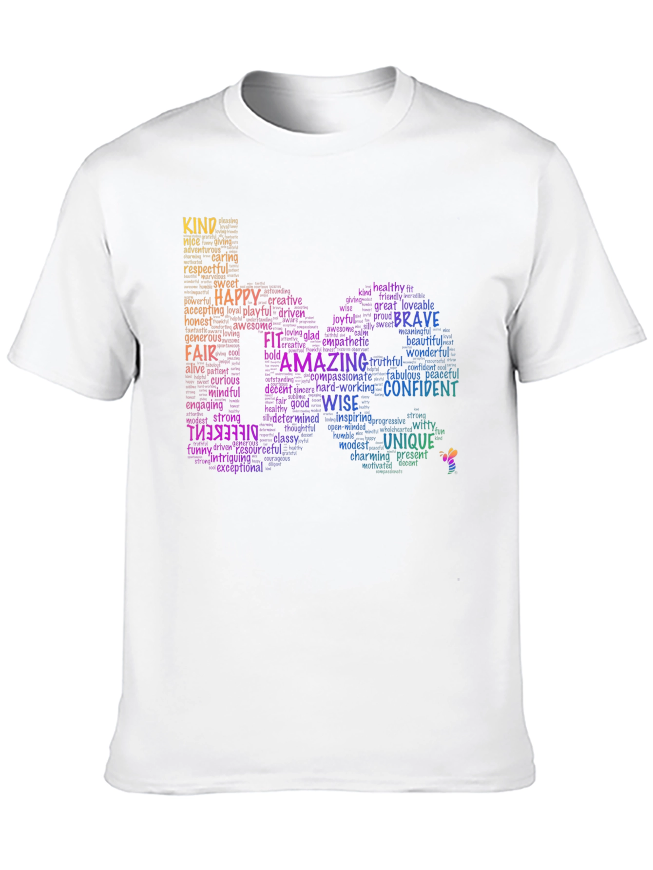 Inspirational Word Art T-Shirt - Positive Affirmations